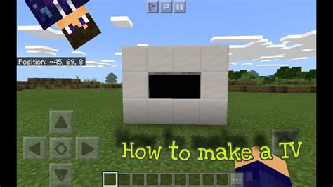 How To Make a TV in Minecraft Pocket Edition YouTube