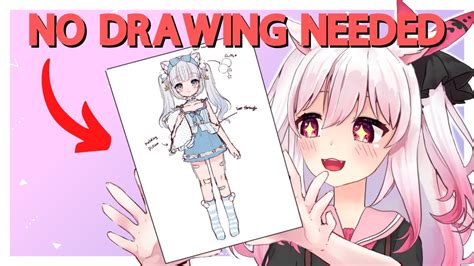 How To Make a vTuber Character Sheet 【Pinterest】For Art Reference