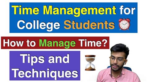 How To Manage Time In College? - Medical College