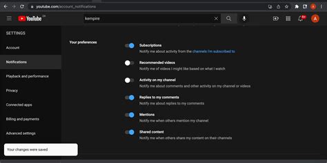 How To Manage YouTube Notifications For Desktop Using YouTube