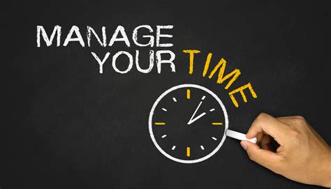 How To Manage Your Time