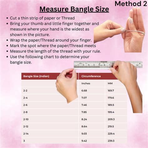 How To Measure For Bangle Size howtocx