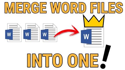 How To Merge Multiple Word Documents Into One In Seconds! YouTube