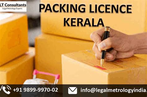 How To Obtain A Packing License In Kerala - legalmetrologyindia