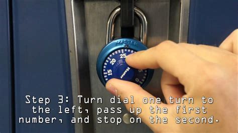 How To Open A Combination Lock On A Locker