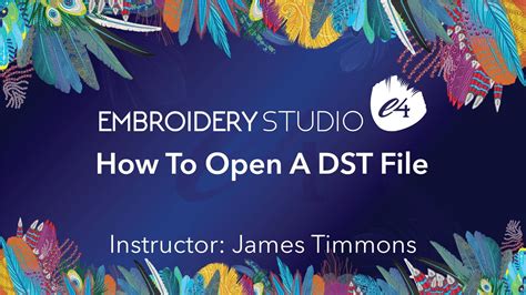 How To Open A DST File (Short) - YouTube