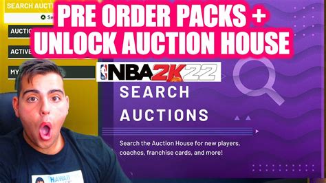 How To Open An NBA 2K22 Auction House