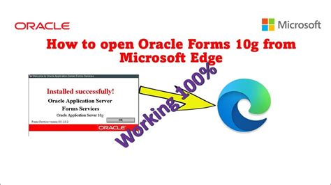 How To Open Oracle Apps R12 Forms In Microsoft Edge KillBills Browser