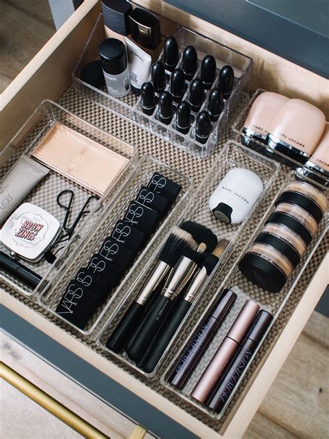 How To Organise Makeup In A Drawer