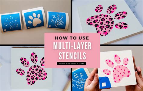 How To Paint Multi Color Designs With Multi Layer Stencils Lazer Designs Blog