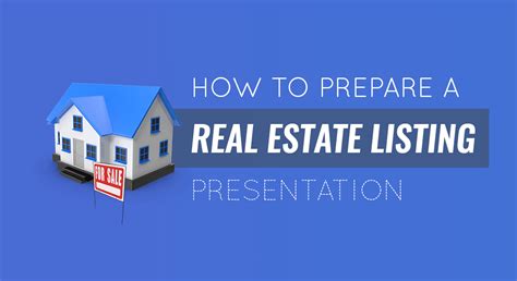 How To Prepare A Listing Presentation Guide For Real Estate Pros Slidemodel