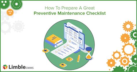 How To Prepare A Preventive Maintenance Checklist Limble CMMS