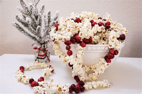 How To Preserve Your Popcorn And Cranberry Garland