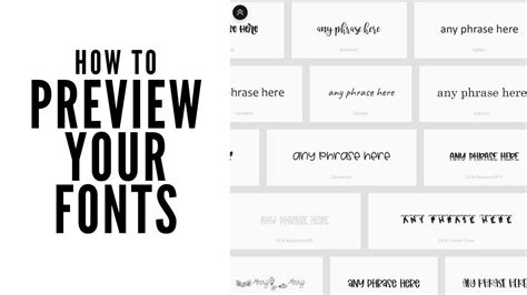 How To Preview Your Fonts Using Wordmark.it YouTube