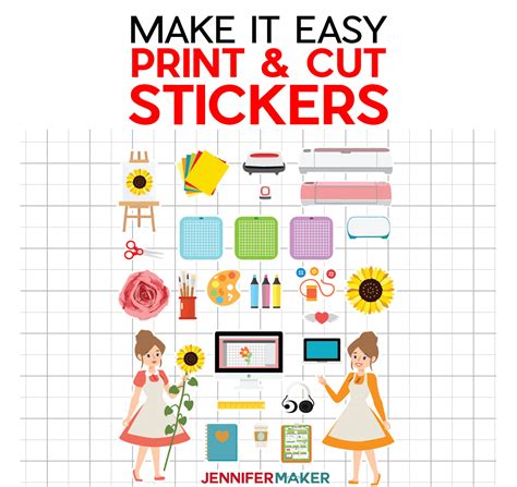 How To Print And Cut Vinyl Stickers On Cricut Printable Form