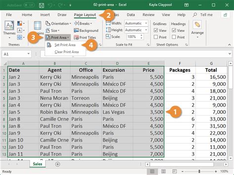 How To Print Only A Selected Area Of An Excel Spreadsheet