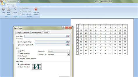 How To Print The Gridlines In Microsoft Excel - YouTube