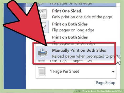 How To Print a Two Sided Document Using Microsoft Word or Publisher
