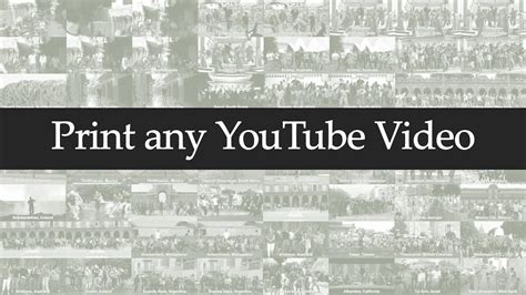 How To Print a YouTube Video YouTube