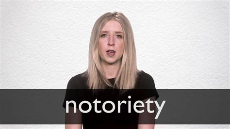 How To Pronounce Notoriety: Notoriety pronunciation