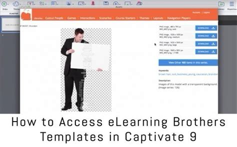 How To Quickly Access Captivate Templates From Elearning Brothers Elearning