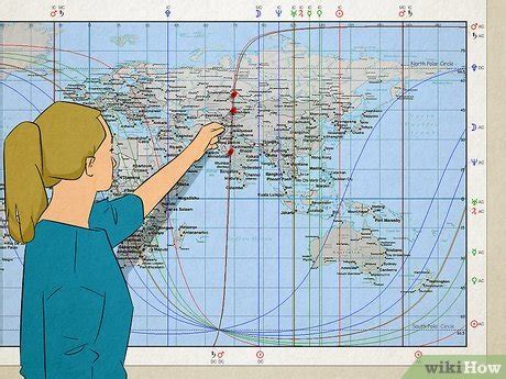 How To Read An Astrocartography Map World Map