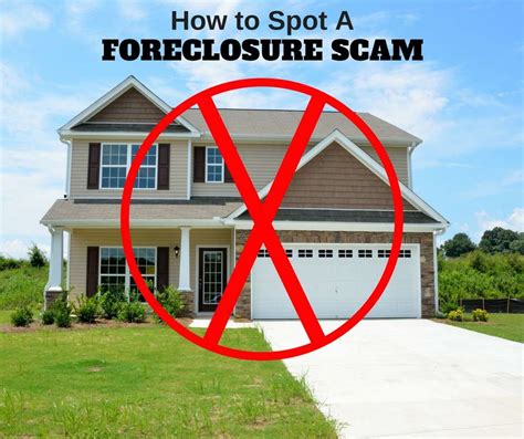 How To Recognize and Avoid A Foreclosure “Rescue” Scam Frederick Real