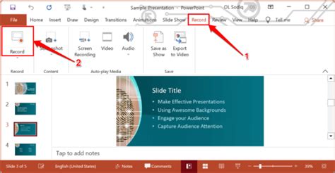 How To Record Narration In A Powerpoint Presentation