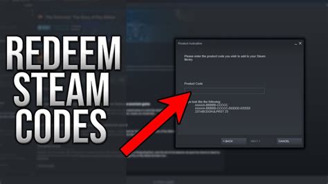 How To Redeem Steam Game Codes YouTube
