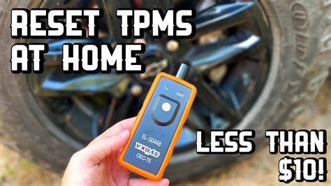 How To Relearn A Tire Pressure Monitoring System (TPMS) Sensor With A