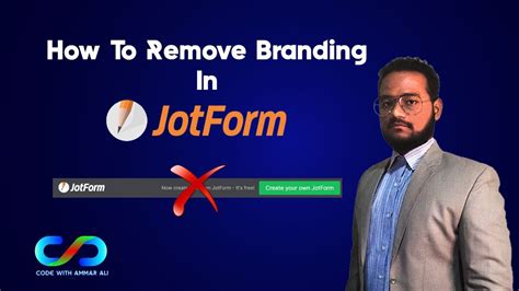 How To Remove JotForm Branding Tips n Tricks - YouTube