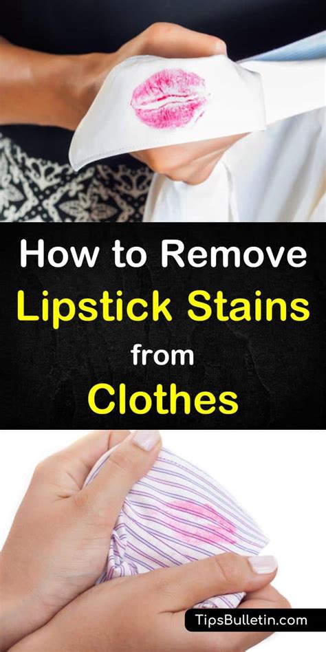 How To Remove Lipstick From Clothing, Furniture and Carpets …