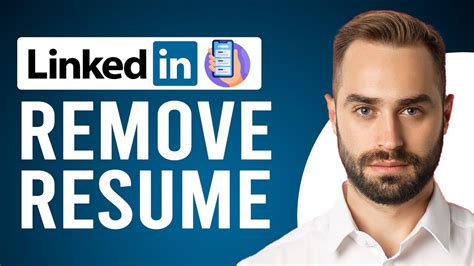 How To Remove Resume From Linkedin - YouTube