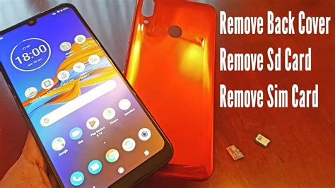 How To Remove Sim Card From Moto E6