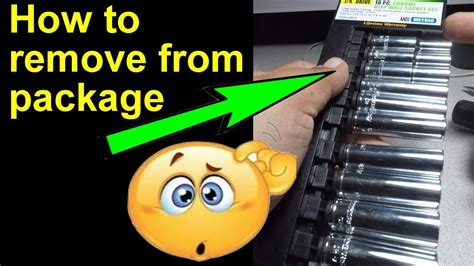 How To Remove Sockets from Package - YouTube