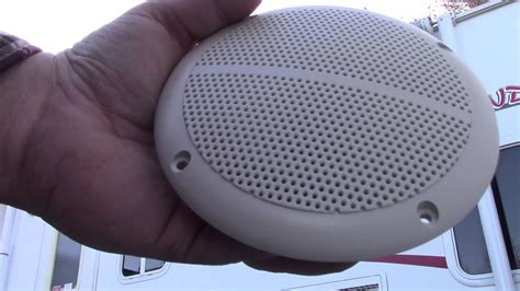 How To Remove Speaker In Your RV - YouTube