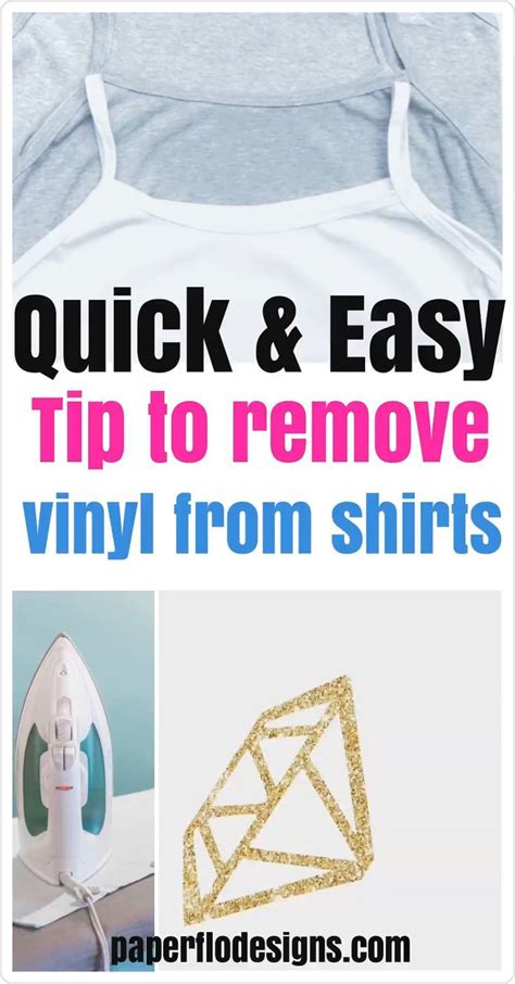 How To Remove Vinyl From Shirts? - JustCraftingAround