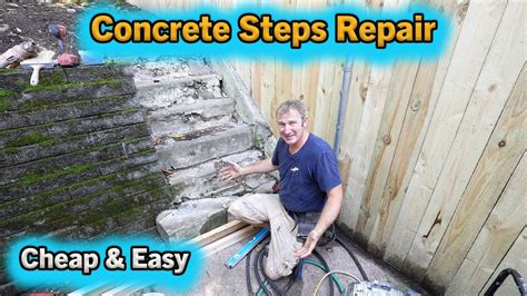 How To Repair Concrete Steps howtos DIY