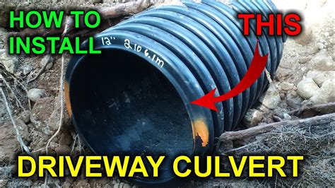 How To Replace A Culvert Pipe Design Talk