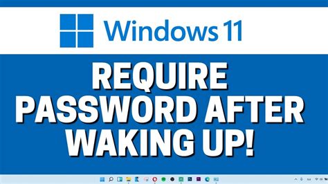 How To Require Computer Password After Waking Up From Sleep …