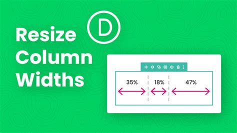How To Resize Divi Column Widths Tutorial By Pee Aye Creative