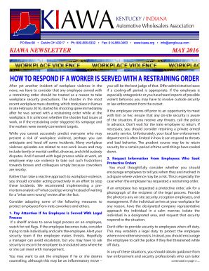 How To Respond If A Worker Is Served With A Restraining Order TLNT