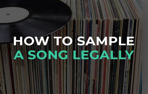 How To Sample A Song Legally
