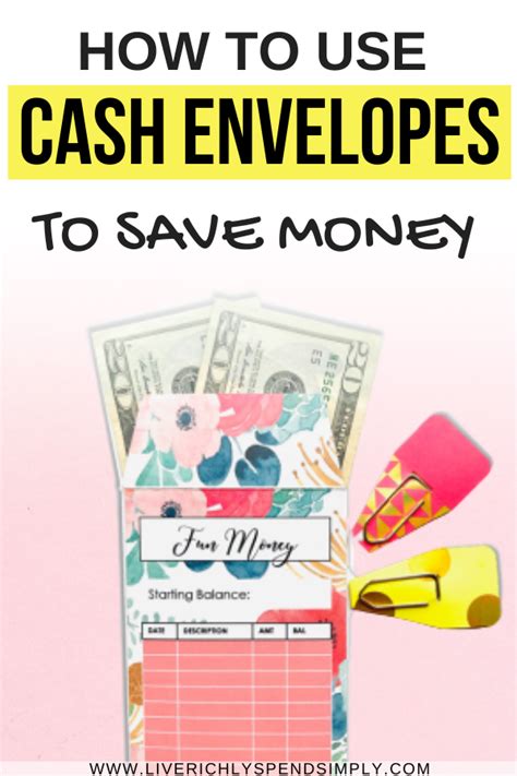 How To Save Money Using Cash Envelopes Free Printable Cash Envelopes