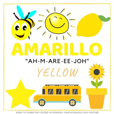 How To Say Yellow In Spanish