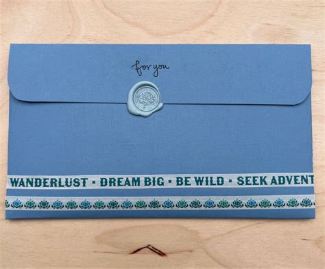 How To Seal A Handmade Envelope - WHYIENJOY