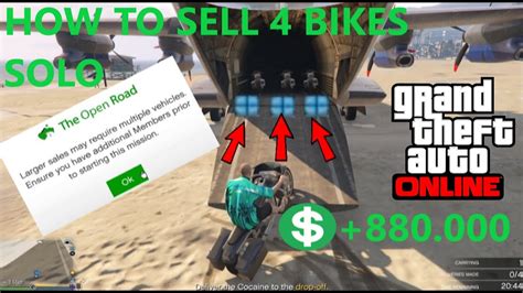 How To Sell 4 Bikes Solo (GTA Online: MC Business Sell …