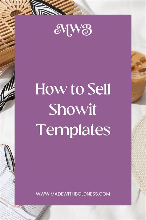 How To Sell Showit Templates