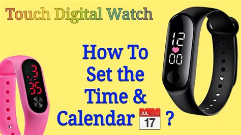 How To Set Date and Time in Digital Watch Led Digital Watch Time