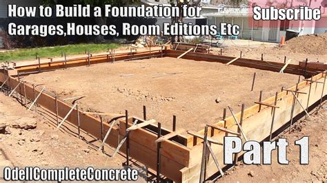 How To Set Up A Building Foundation at Sam Edgar blog